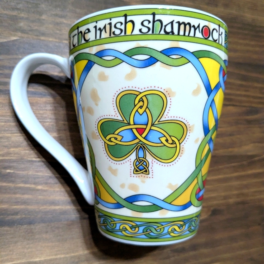 Irish Weave Shamrock Mug